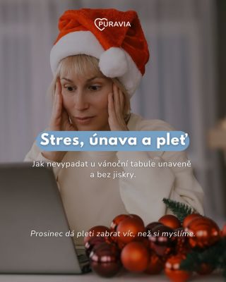 Prosinec umí dát pleti zabrat víc, než si myslíme 🎄 Méně spánku, víc stresu, chlad a suchý vzduch – to všechno se rychle...